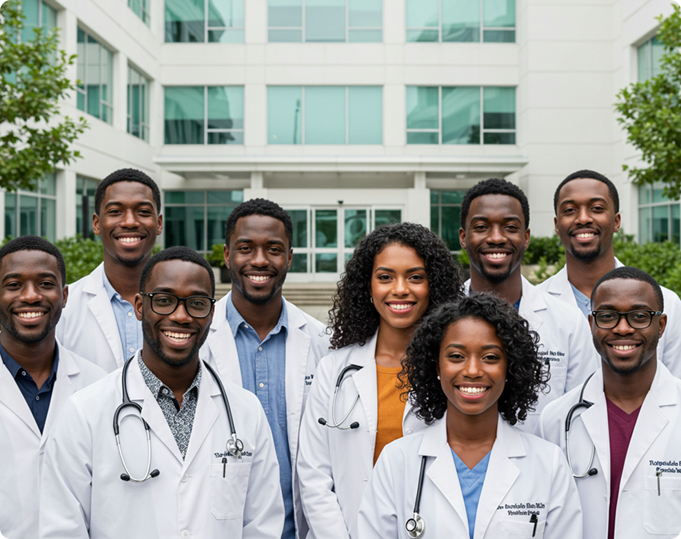 Happy family with healthcare